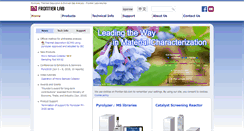 Desktop Screenshot of frontier-lab.com